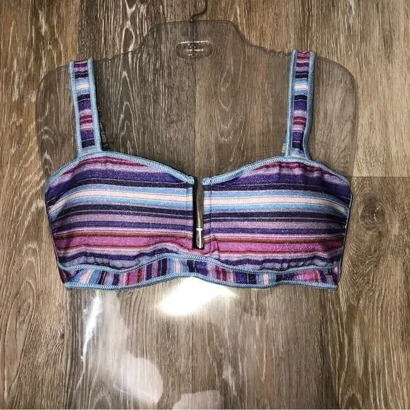 Becca South Coast Bandeau Bikini Top D-cup NWOT - Picture 4 of 7